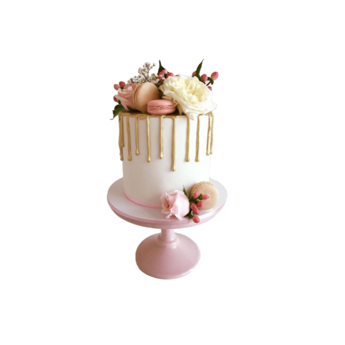 cake-flower-macaron